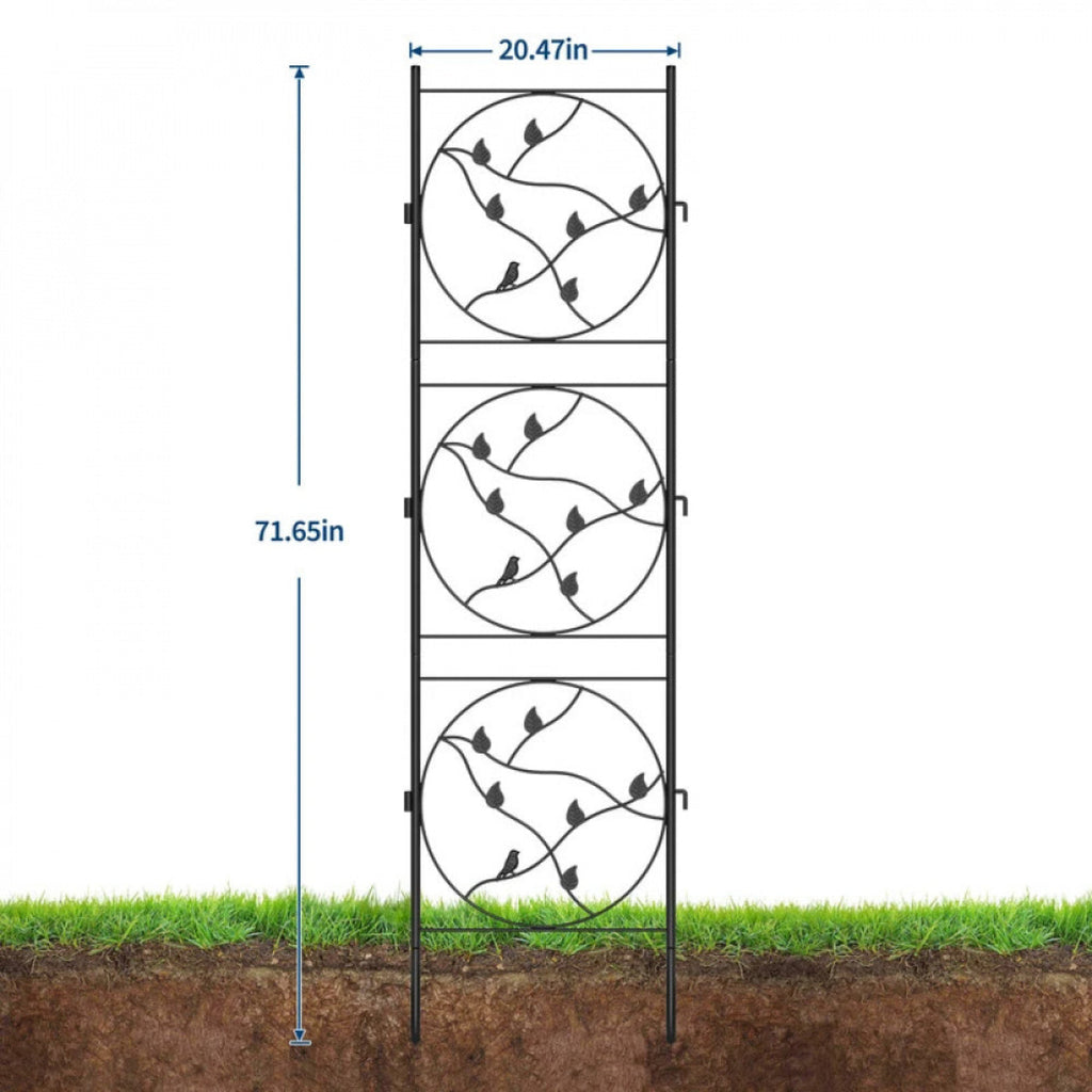 2 Packs Metal Garden Trellis Private Screen - Image 2