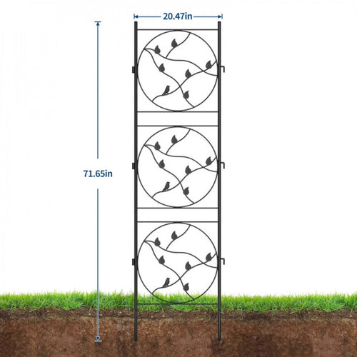 2 Packs Metal Garden Trellis Private Screen - Image 2