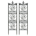Set of 2 Metal Garden Trellis Tall Plant Climbing - Image 7